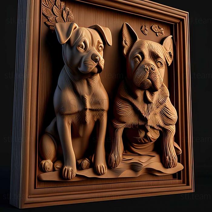 3D model dogs (STL)